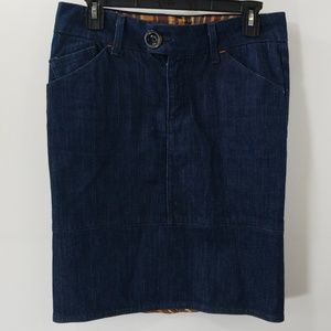 Chip And Pepper Blue Jean Skirt Size 26